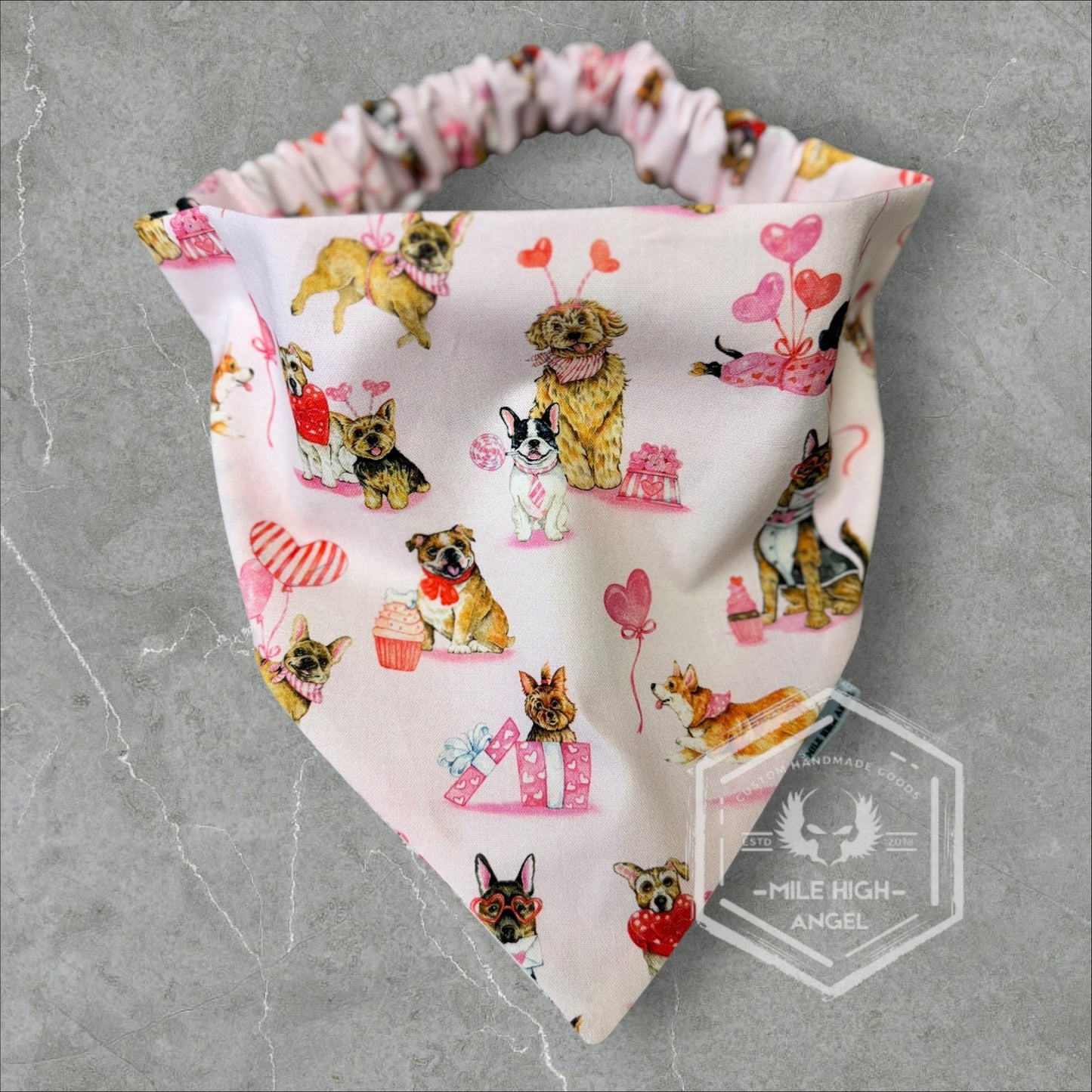Valentine Doggos Dog Bandana